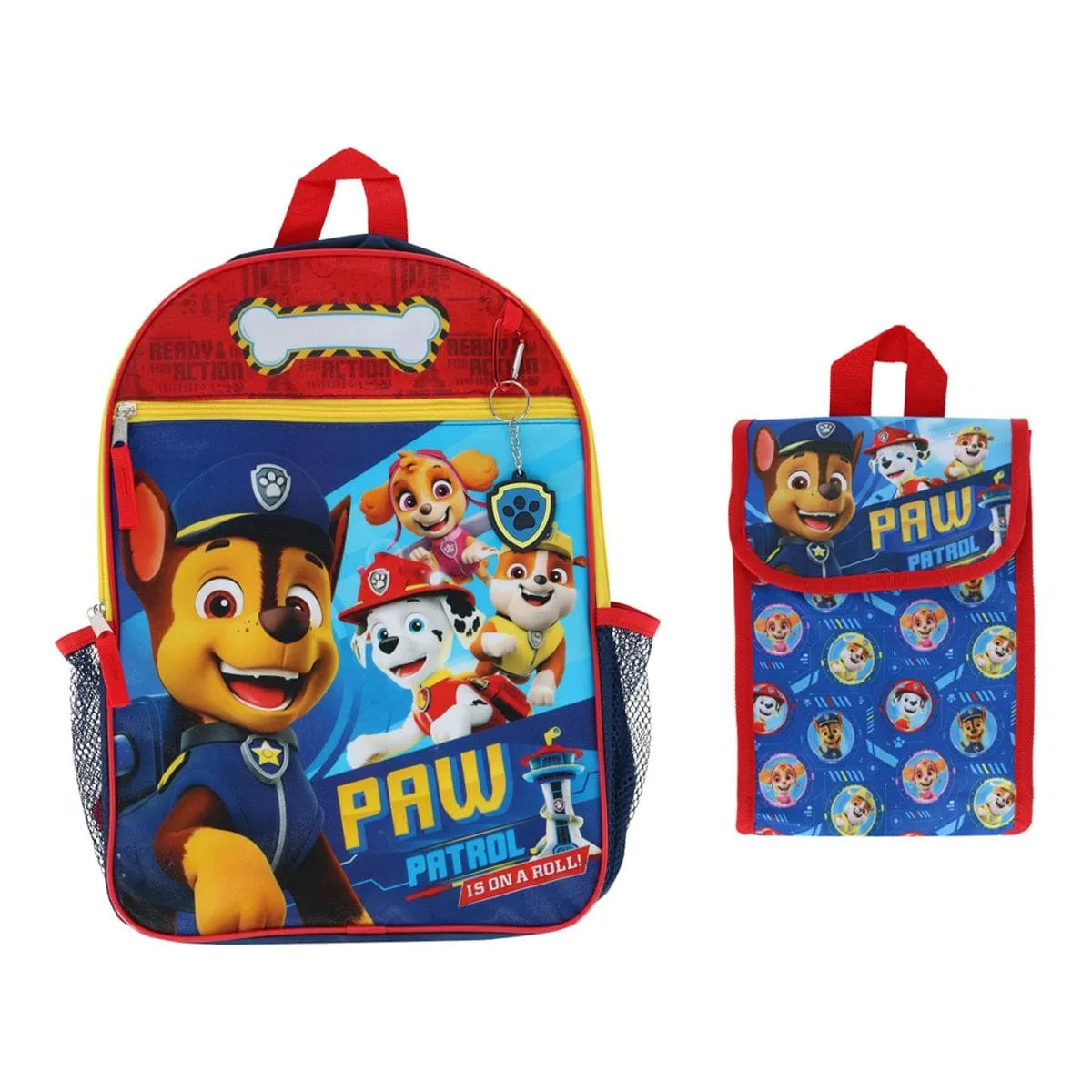 U.P.D., INC Boy's Paw Patrol 16 inch Backpack and Lunch bag Set