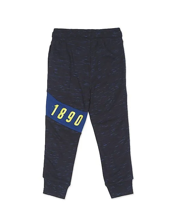 U.S. Polo Assn. Kids Drawstring Waist Heathered Joggers