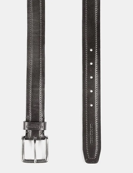 U.S. Polo Assn. Textured Leather Belt