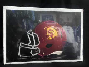 USC Trojans Vintage University Helmet Poster