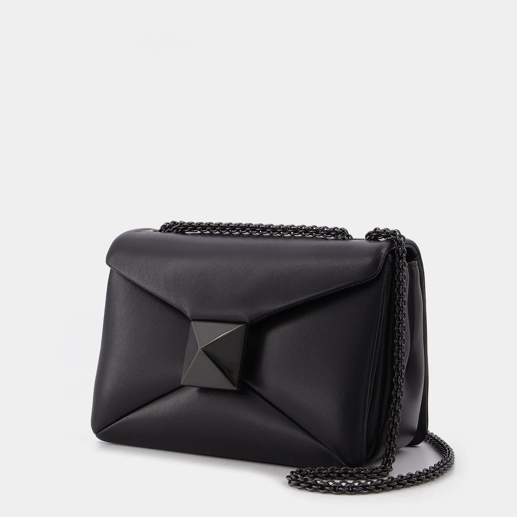 Valentino Garavani  Small Shoulder Bag | One Stud | Vit.Dauphine/T.On T.Pvd Maxi Stud