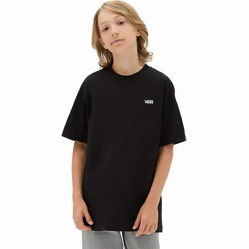 Vans BOYS LEFT CHEST T-SHIRT (8-14 YEARS) (GREEN/TRUE WHIT) BLACK