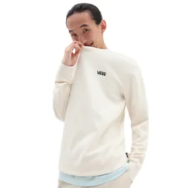 Vans Core Basic Mens Long Sleeve Crew Sweatshirt - Antique White