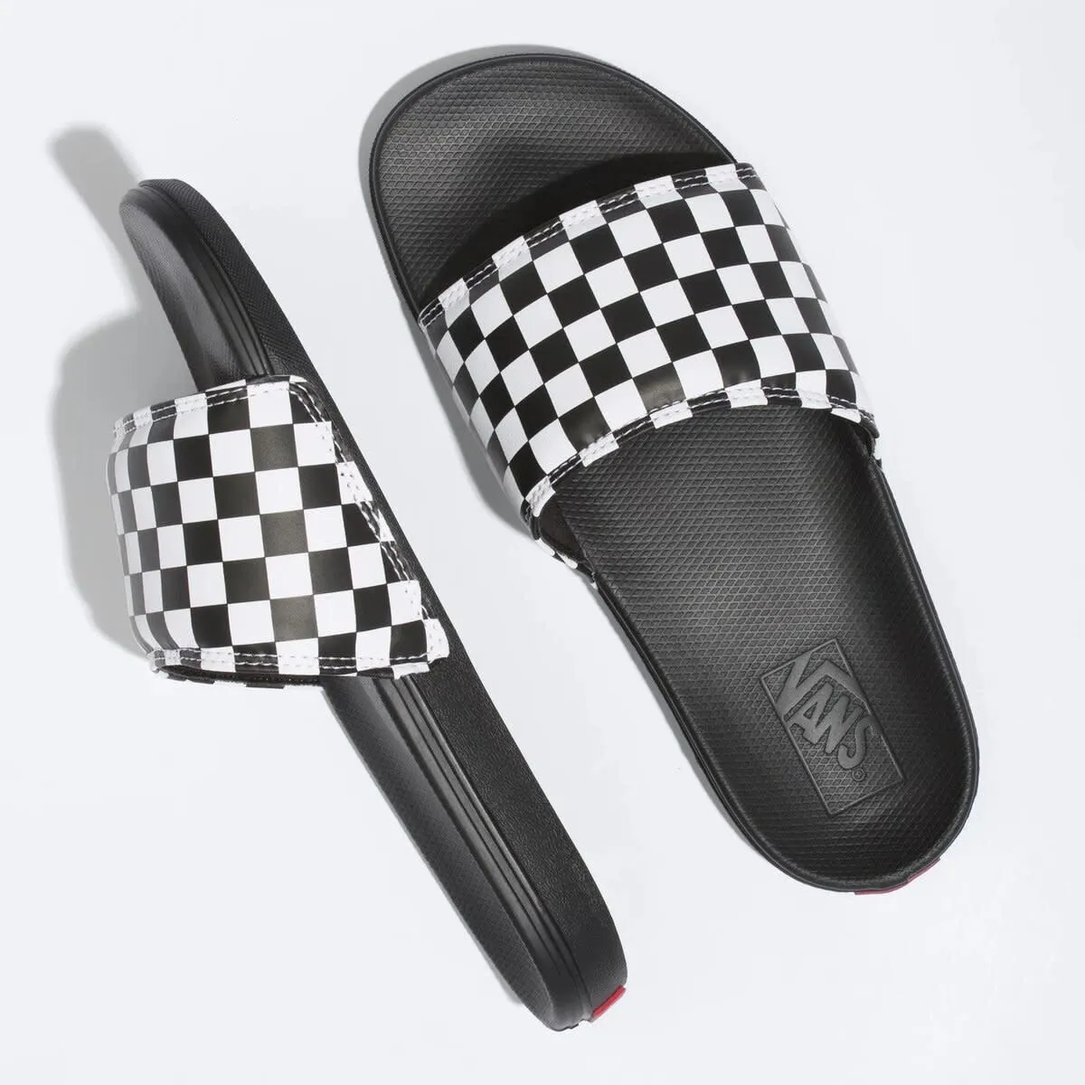 Vans Men's La Costa Slide On Sandals  - Checkerboard