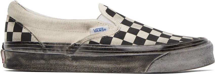 Vans Off-White OG Classic Slip-On LX Stressed Sneakers