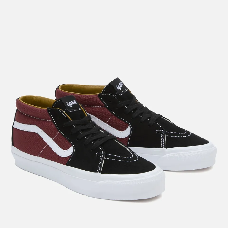 Vans Unisex Sk8-Mid Reissue 83 Canvas and Suede Trainers - UK 10 | Coggles