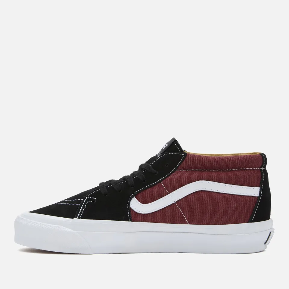 Vans Unisex Sk8-Mid Reissue 83 Canvas and Suede Trainers - UK 10 | Coggles