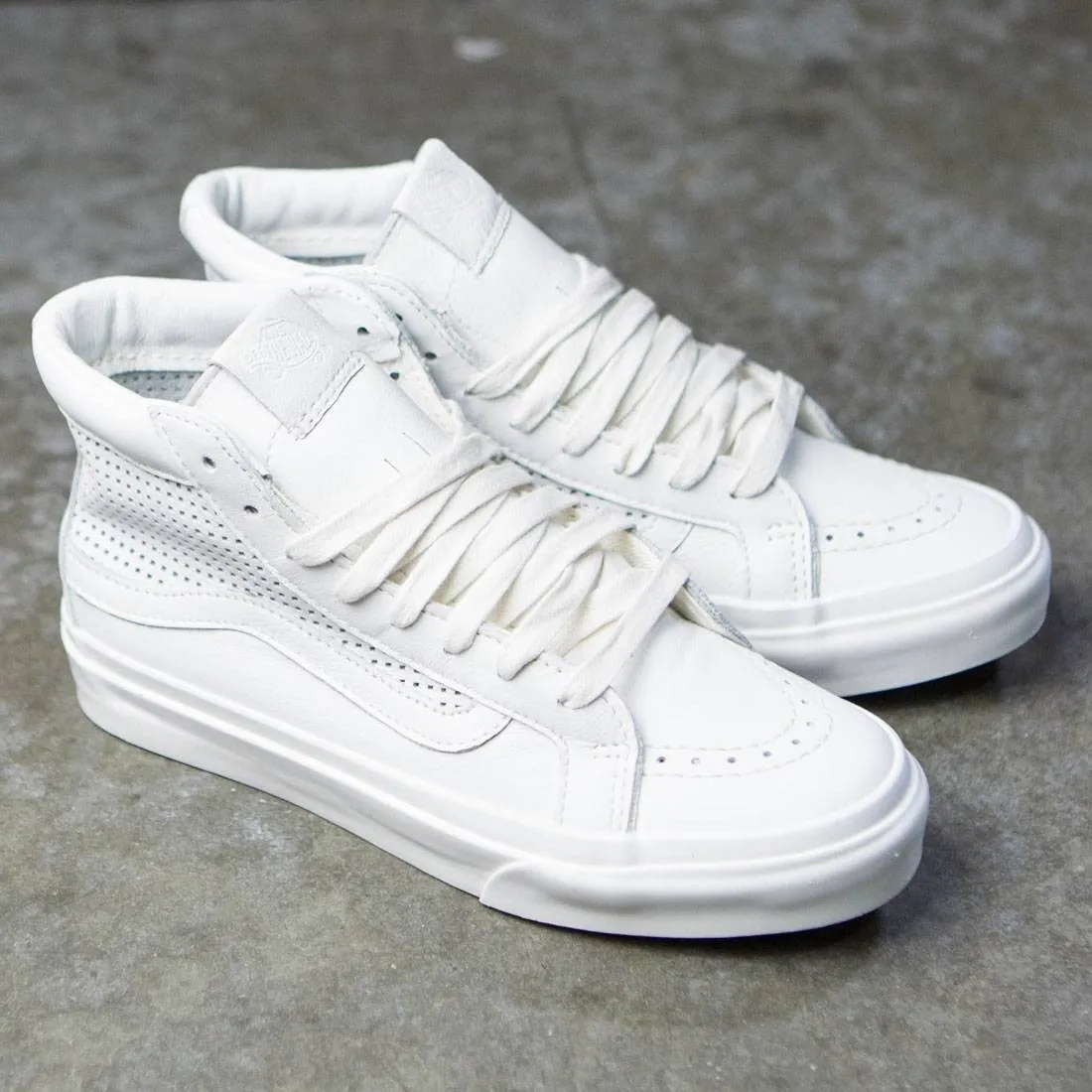 Vans Women Sk8-Hi Slim Cutout DX - Square (white / blanc de blanc)