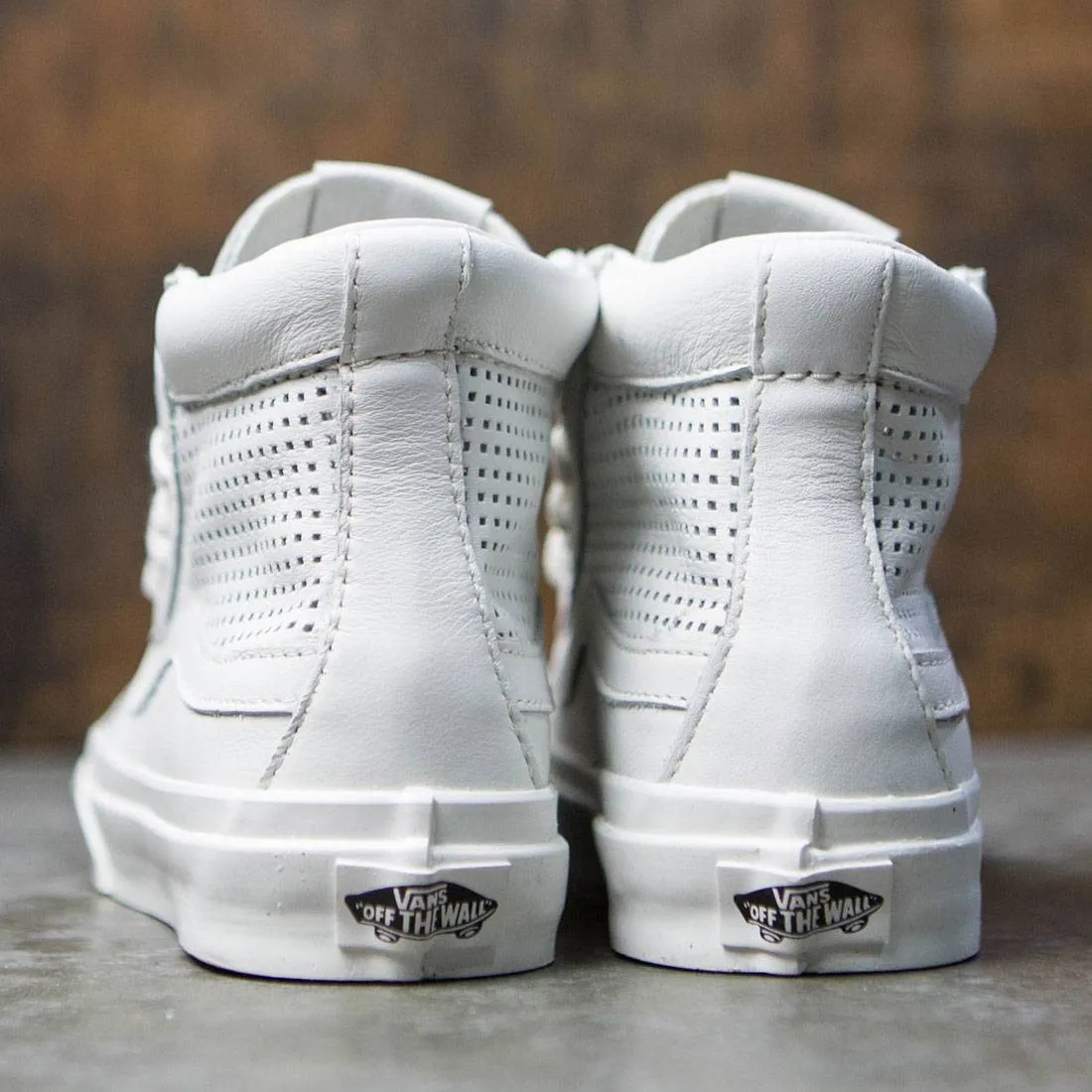 Vans Women Sk8-Hi Slim Cutout DX - Square (white / blanc de blanc)