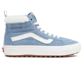 Vans Womens Sk8 Hi MTE Trainers - Suede/Sherpa Ashley Blue