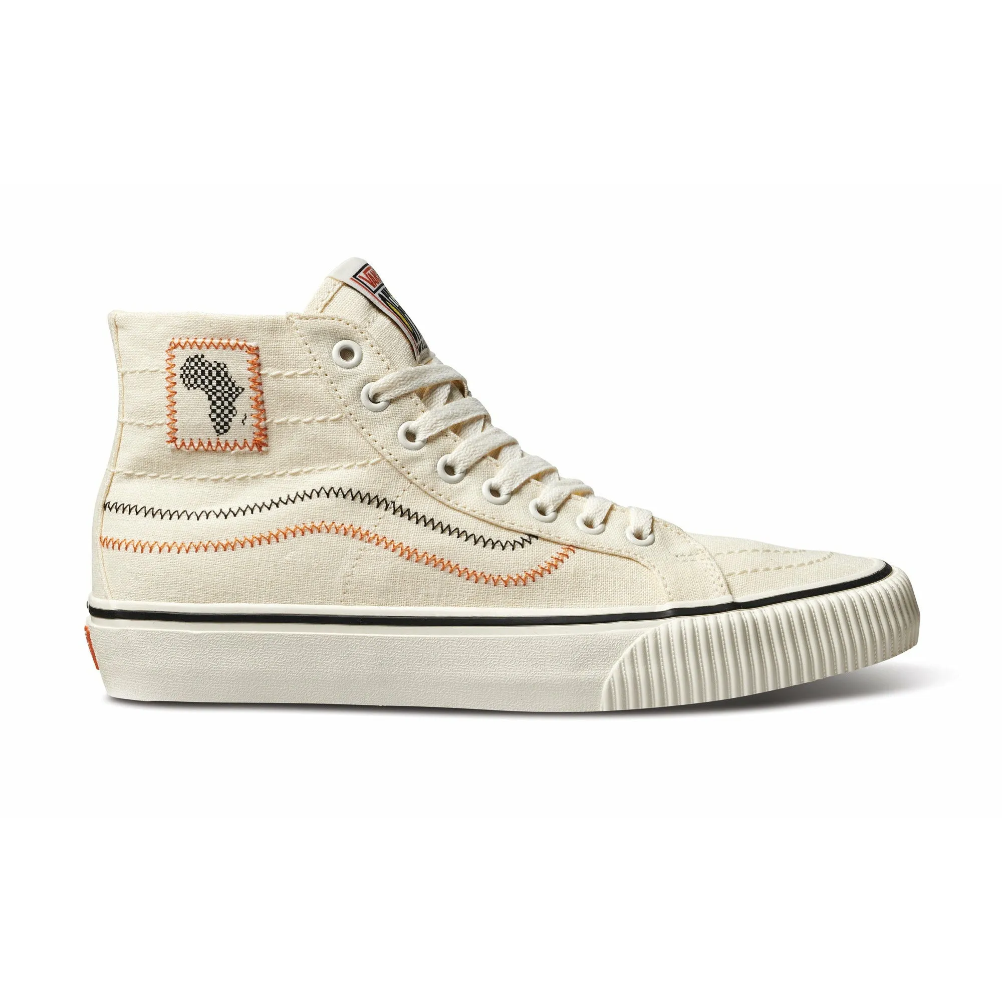 VANS X JUJU Surf Club SK8-HI 38 Decon VR3 SF Shoes - Marshmallow / Multi