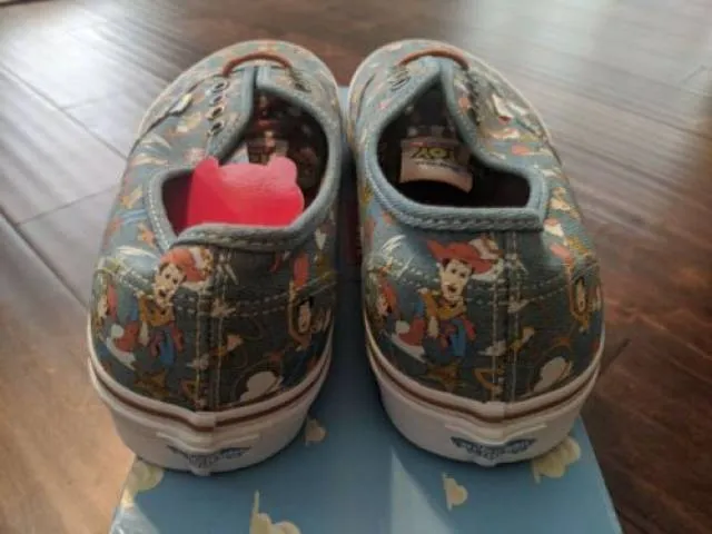 Vans x Toy Story Authentic Woody Print Denim Pixar 4 Sne...