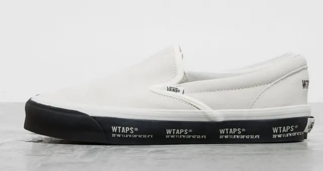 Vault by vans x wtaps og classic slip-on lx size us 13