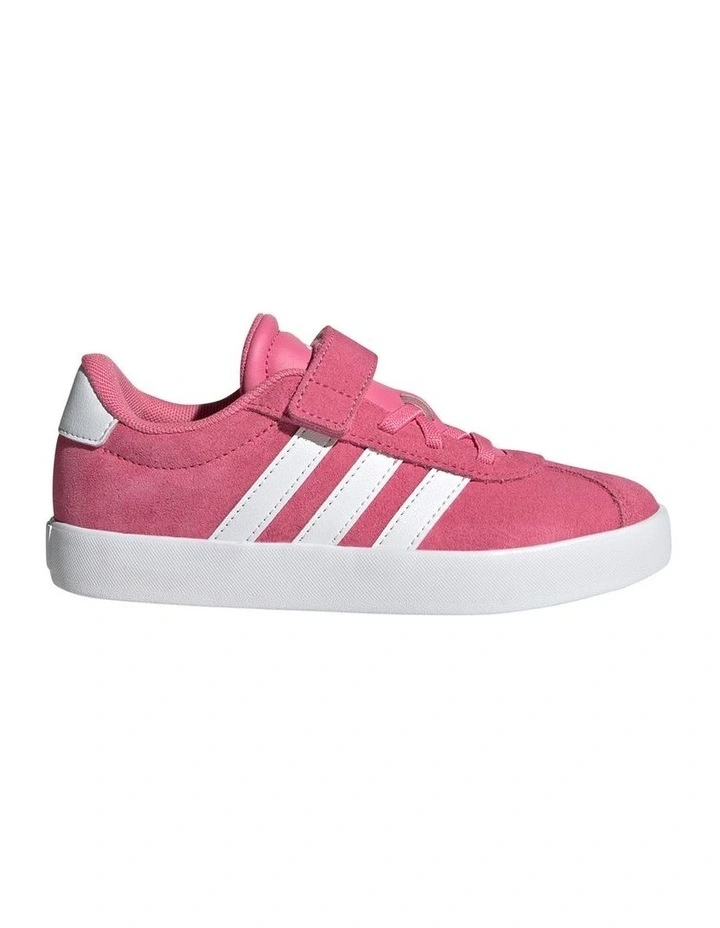 Vl Court 3.0 Self-Fastening Pre-School Sneakers in Pink