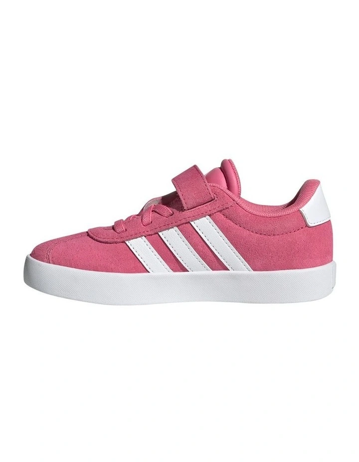 Vl Court 3.0 Self-Fastening Pre-School Sneakers in Pink