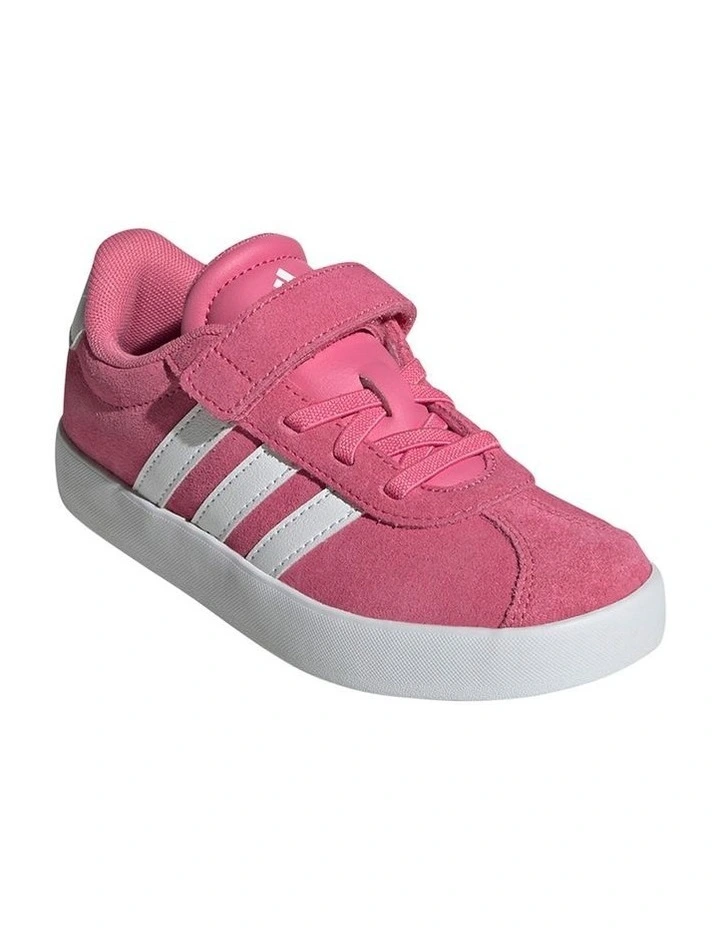 Vl Court 3.0 Self-Fastening Pre-School Sneakers in Pink