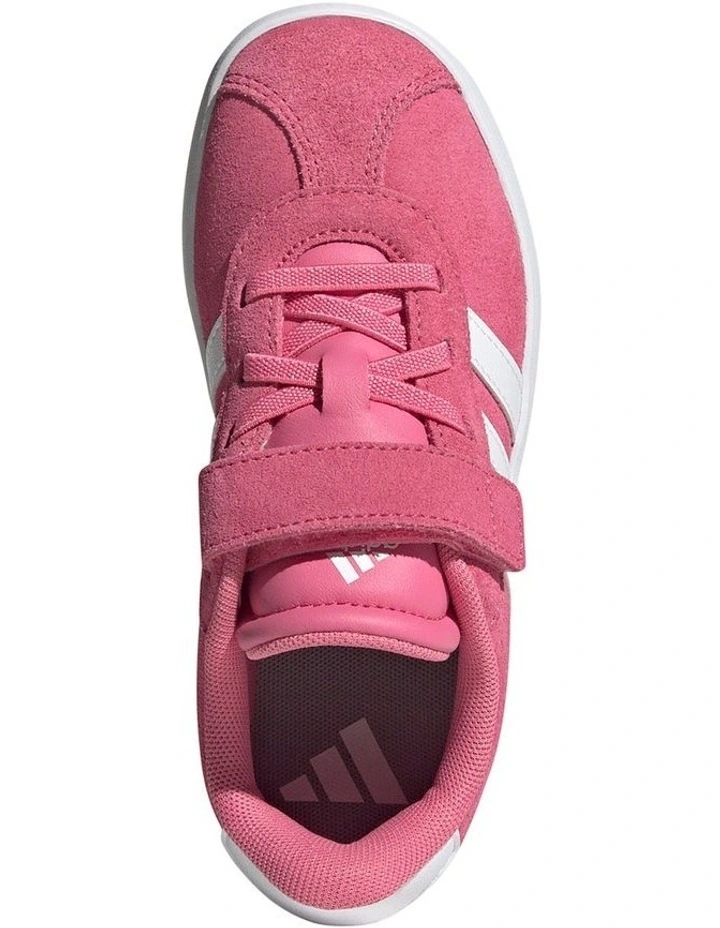 Vl Court 3.0 Self-Fastening Pre-School Sneakers in Pink