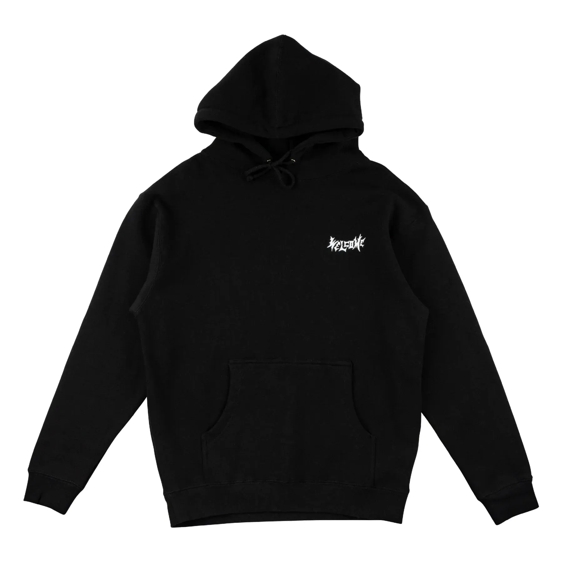 Welcome Sloth Pullover Hoodie Black/Sage