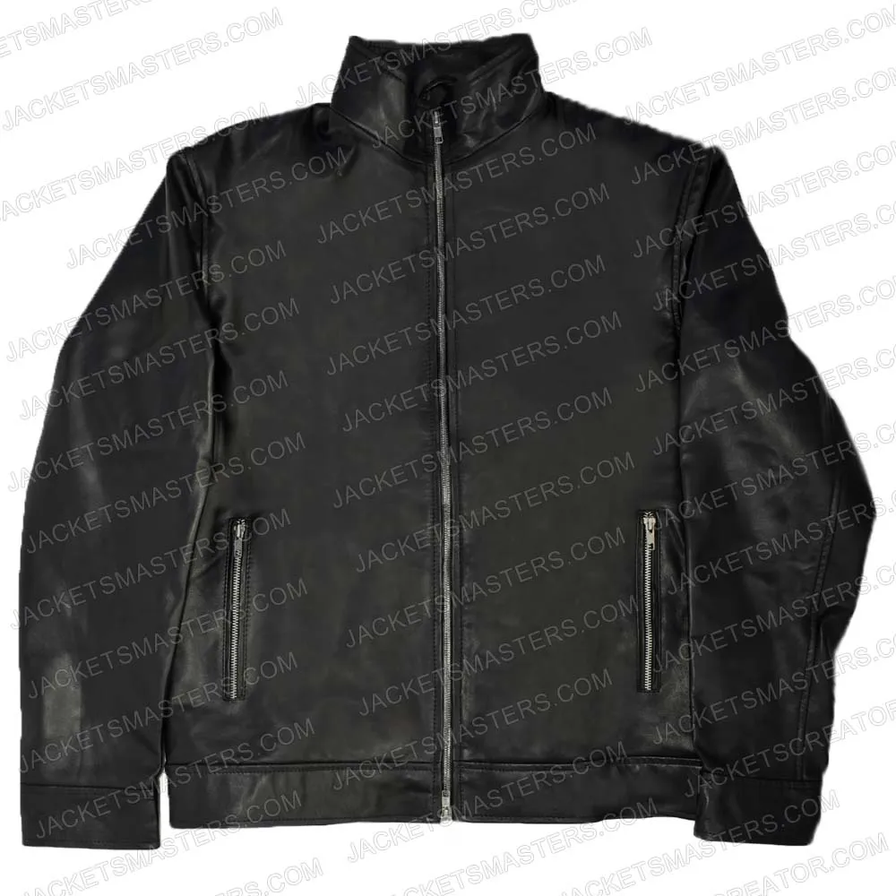 Westworld S04 James Marsden Black Leather Jacket