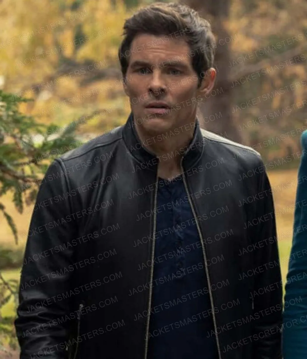 Westworld S04 James Marsden Black Leather Jacket