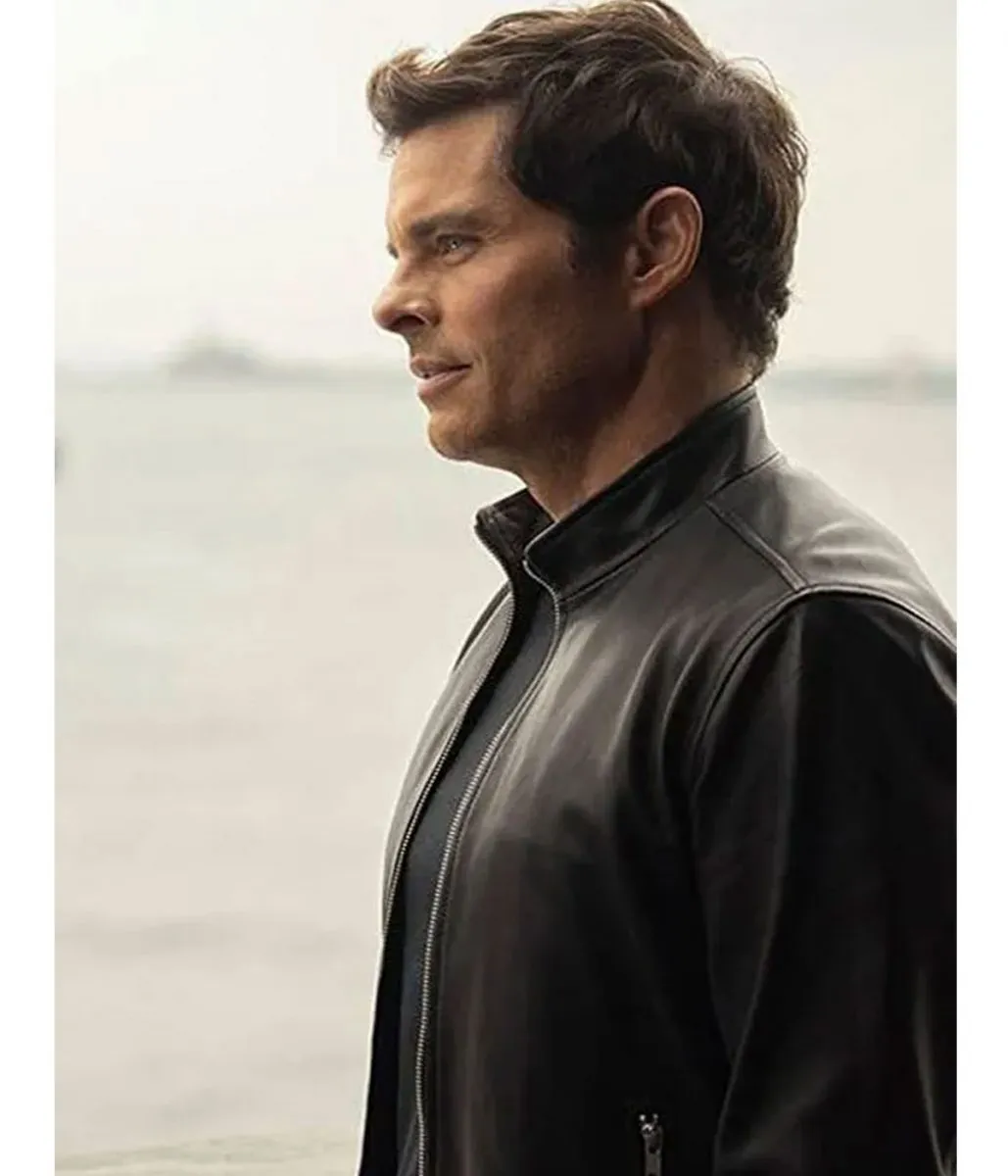 Westworld S04 James Marsden Black Leather Jacket