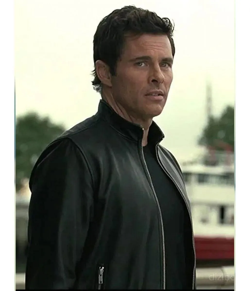 Westworld S04 James Marsden Black Leather Jacket