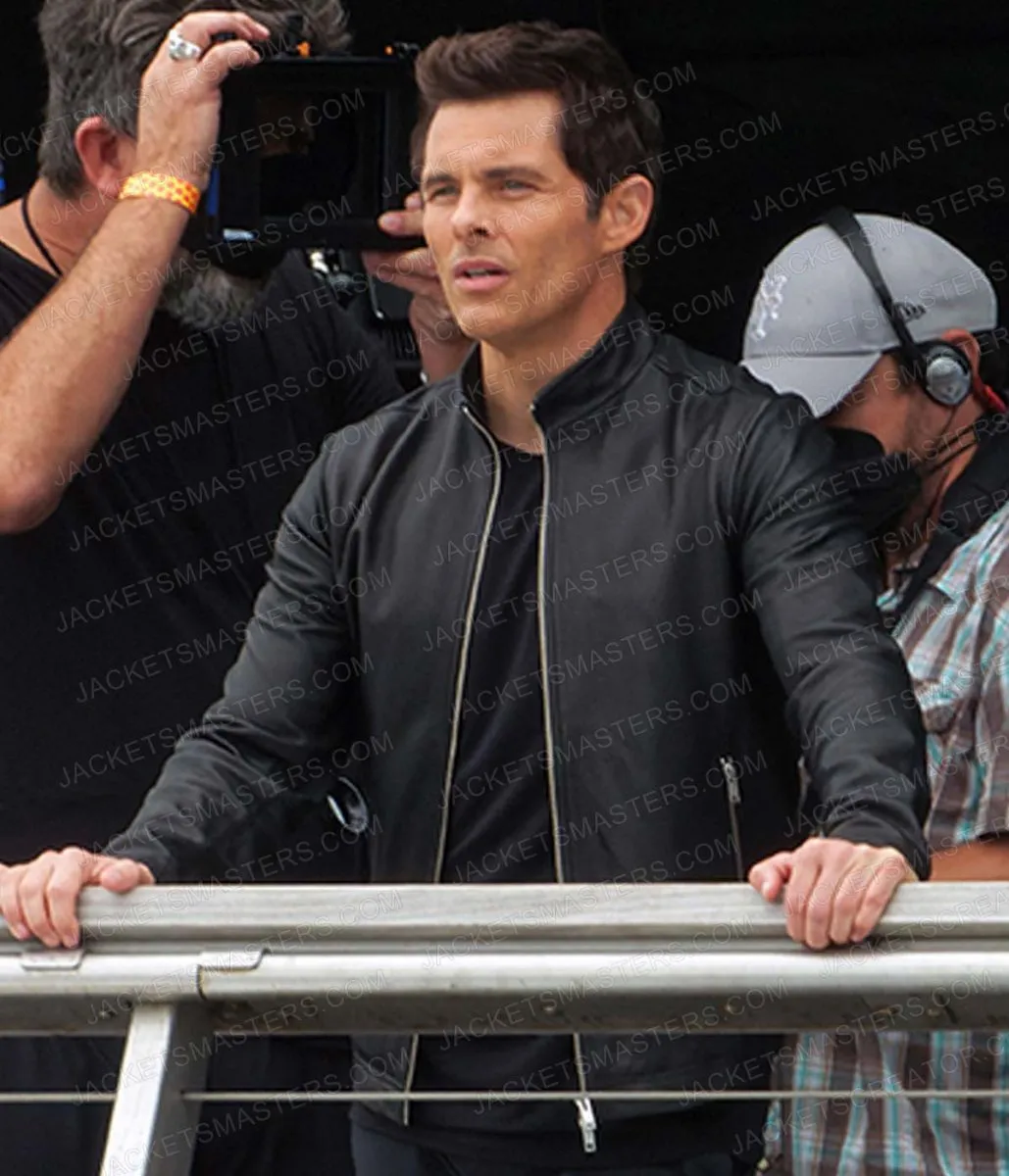 Westworld S04 James Marsden Black Leather Jacket