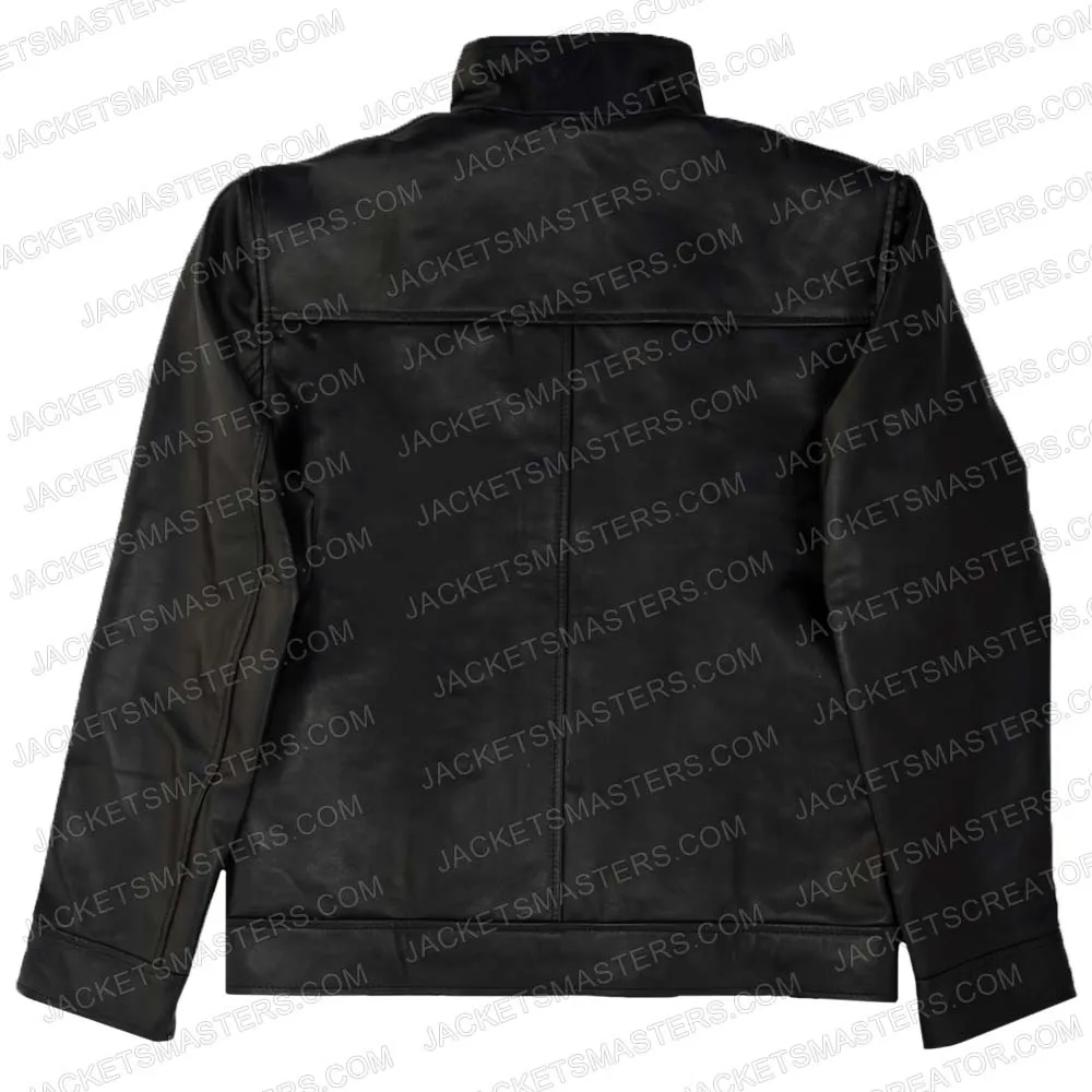 Westworld S04 James Marsden Black Leather Jacket