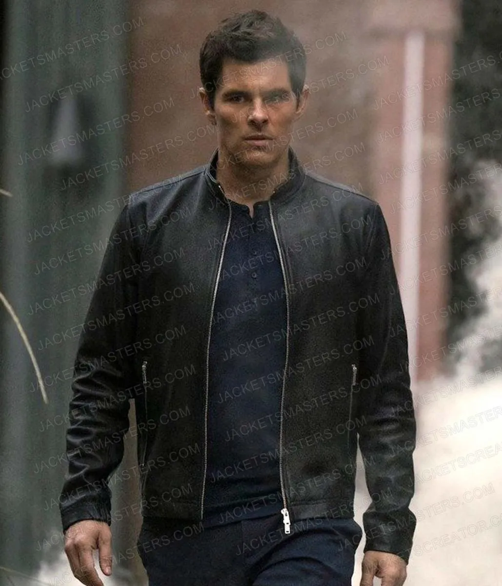 Westworld S04 James Marsden Black Leather Jacket