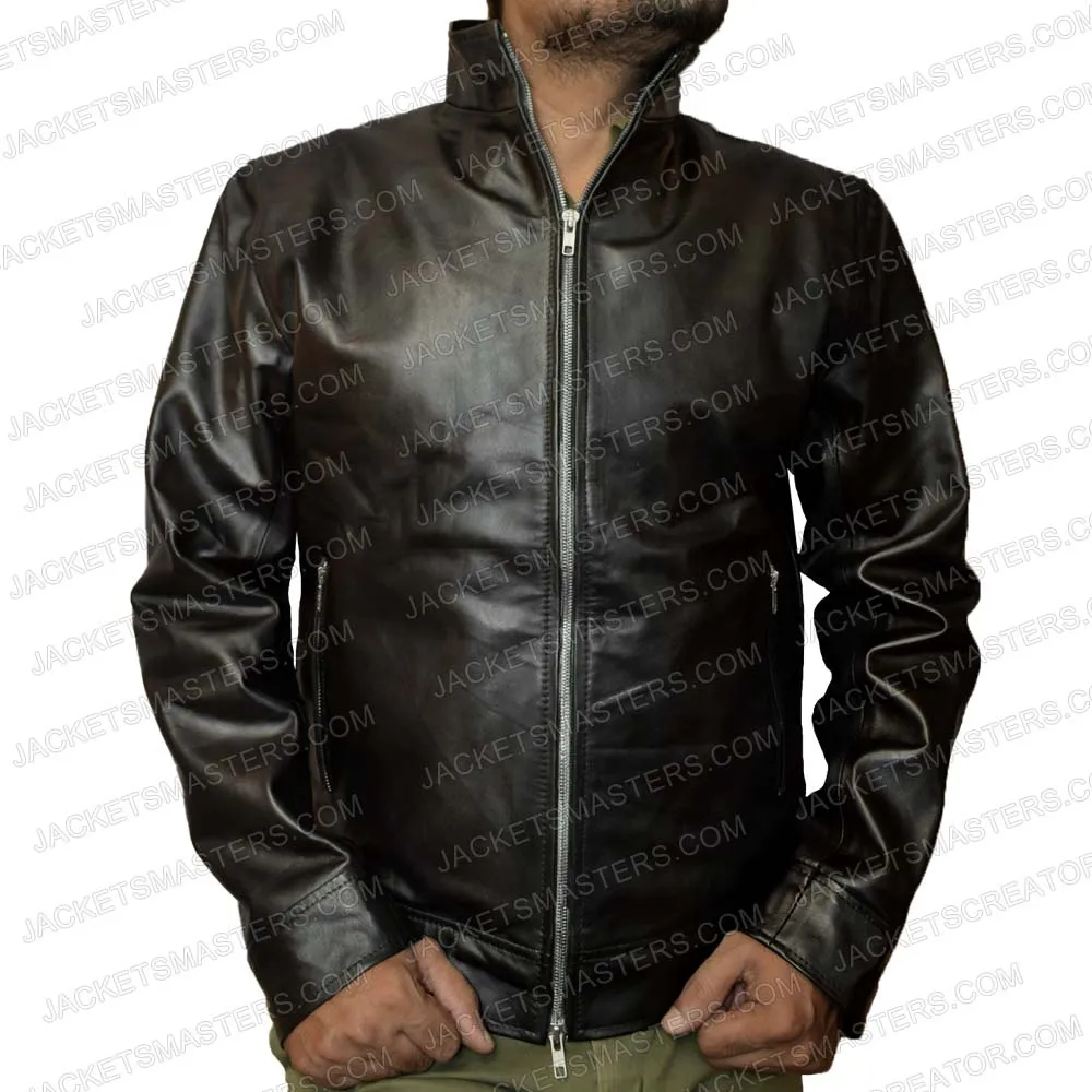 Westworld S04 James Marsden Black Leather Jacket