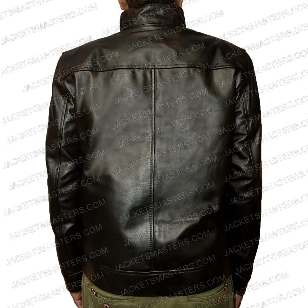 Westworld S04 James Marsden Black Leather Jacket