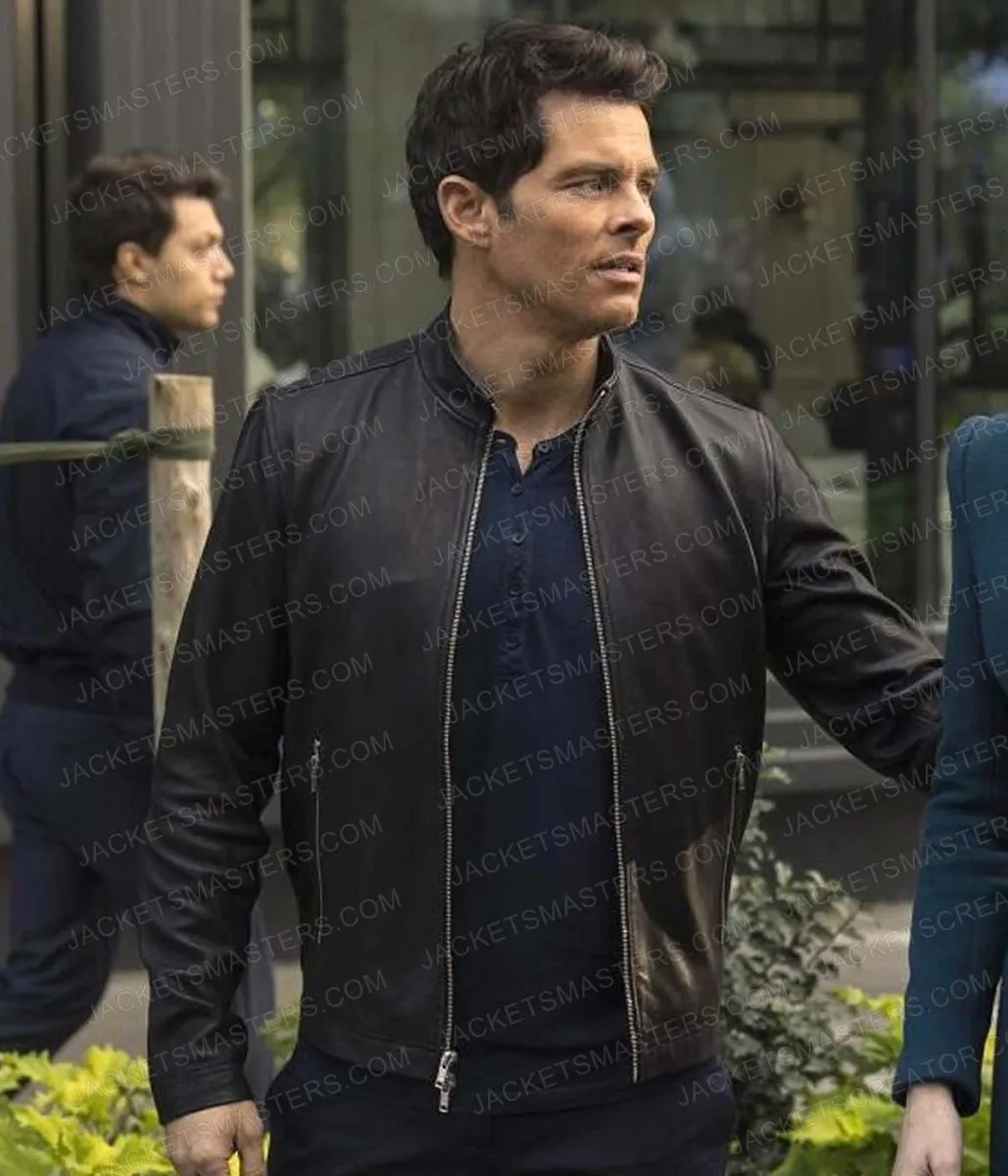 Westworld S04 James Marsden Black Leather Jacket