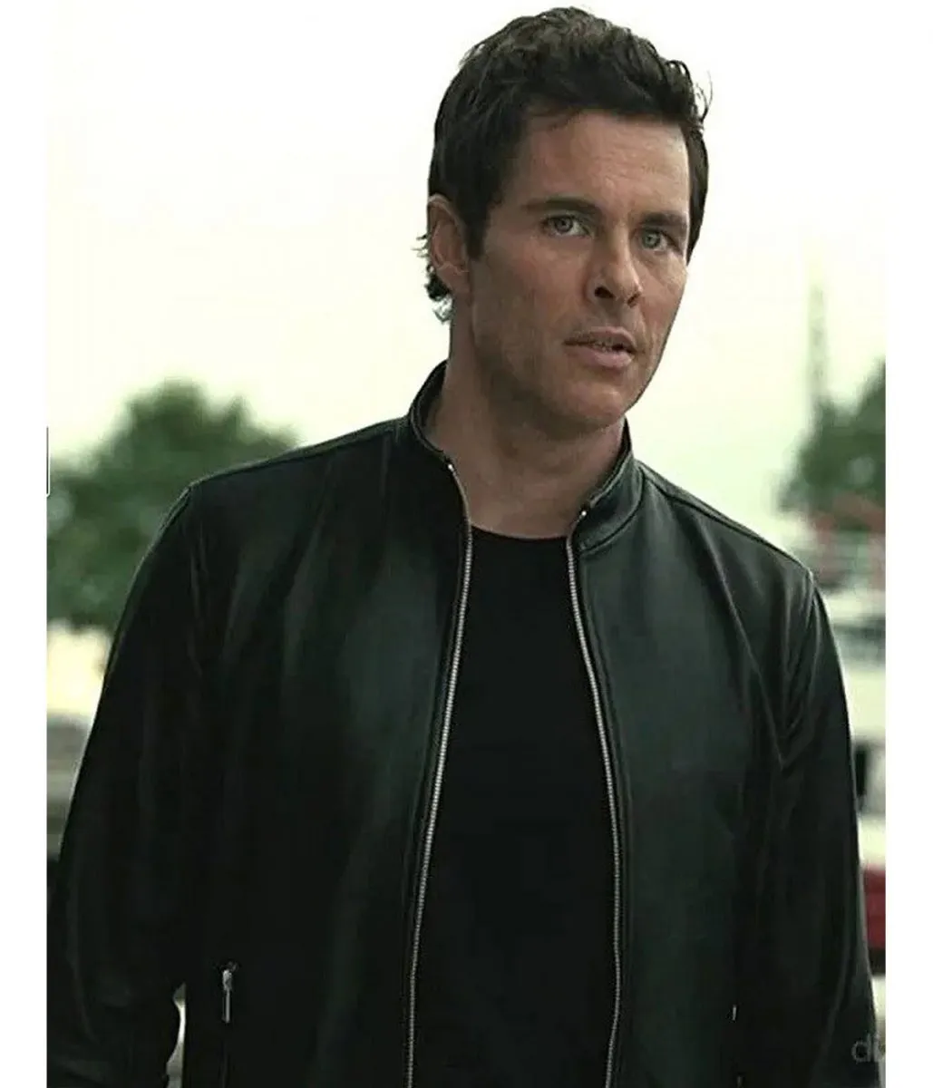 Westworld S04 James Marsden Black Leather Jacket