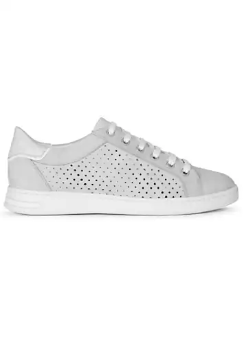 White Jaysen Trainers by Geox | Look Again