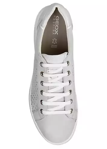 White Jaysen Trainers by Geox | Look Again