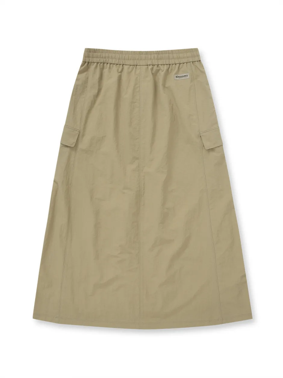 [WMS] Parachute Skirt D.Beige