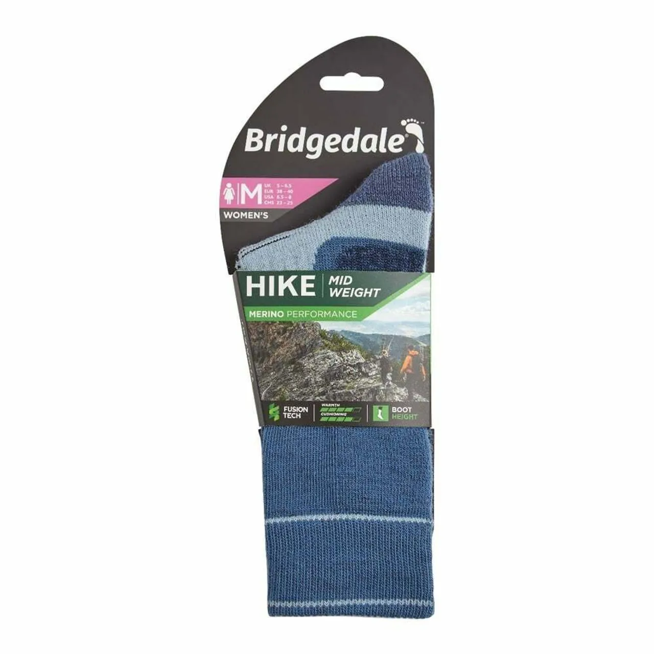 Womens Hike Midweight Merino Performance Boot Socks