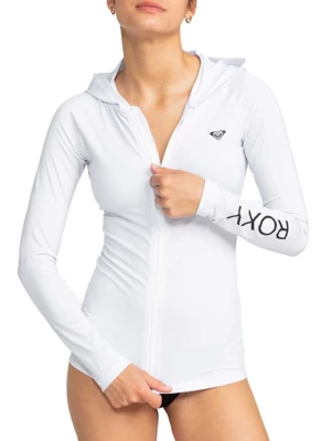 Women's Roxy New Essentials Hooded Long Sleeve Zip-Up Hoodie Swim Cover Up