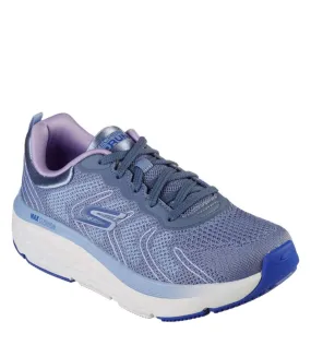 Womens/ladies delta trainers blue/lavender Skechers