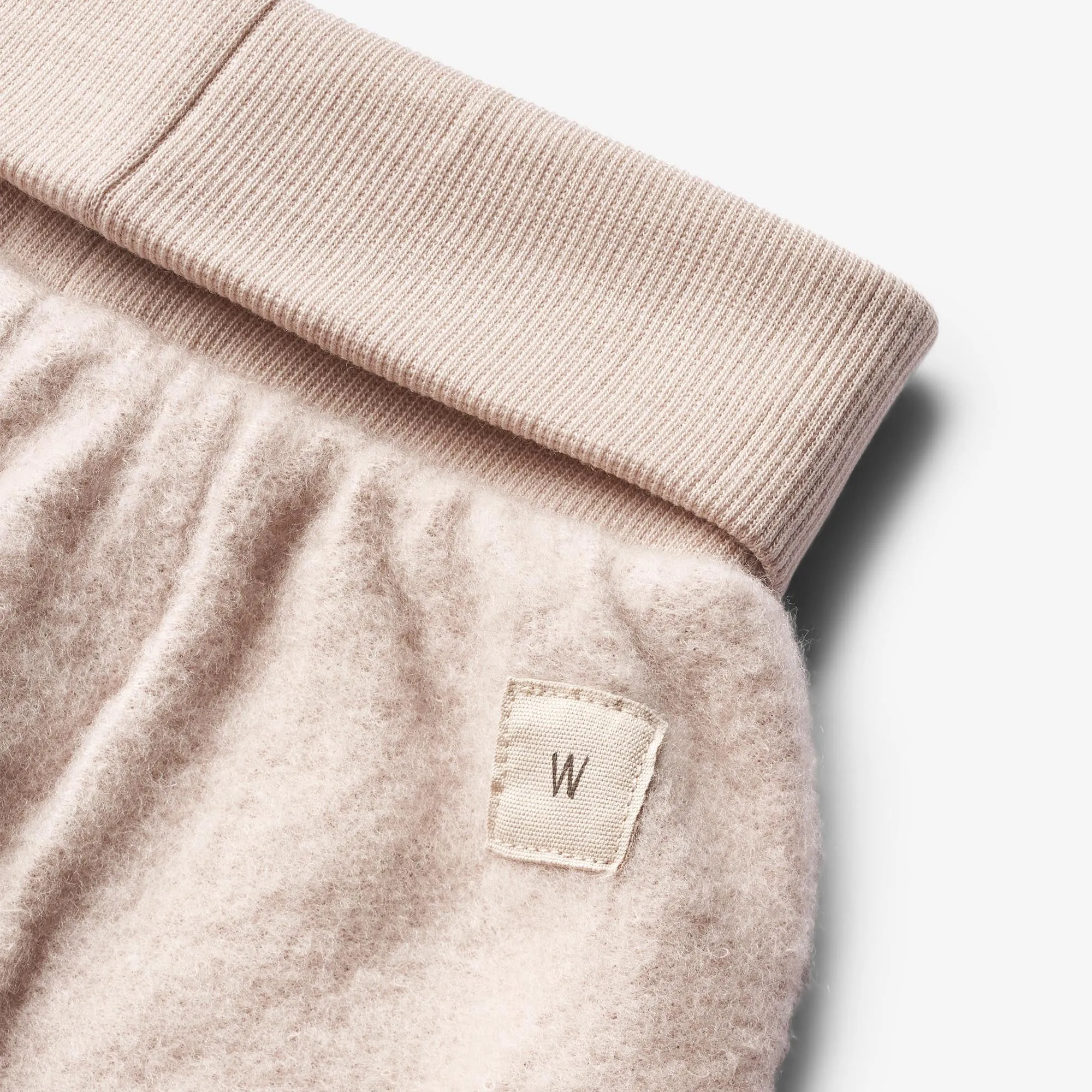 Wool Fleece Trousers | Baby - pale lilac