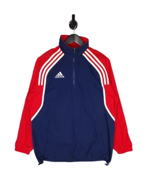 Y2K Adidas 1/4 Zip Jacket- Size Medium