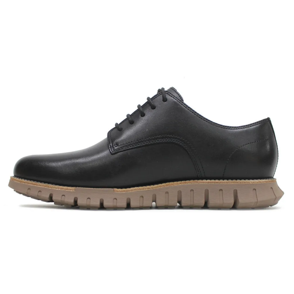 Zerogrand Remastered Plain Toe Full Grain Leather Men's Lace Up Shoes